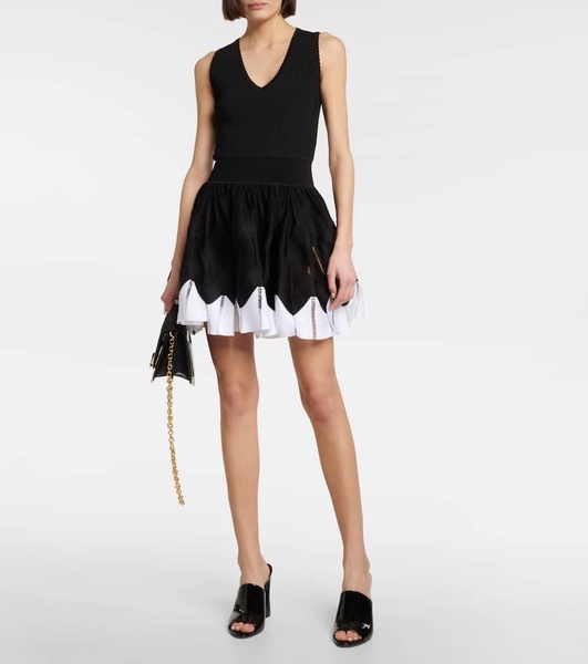V-neck minidress