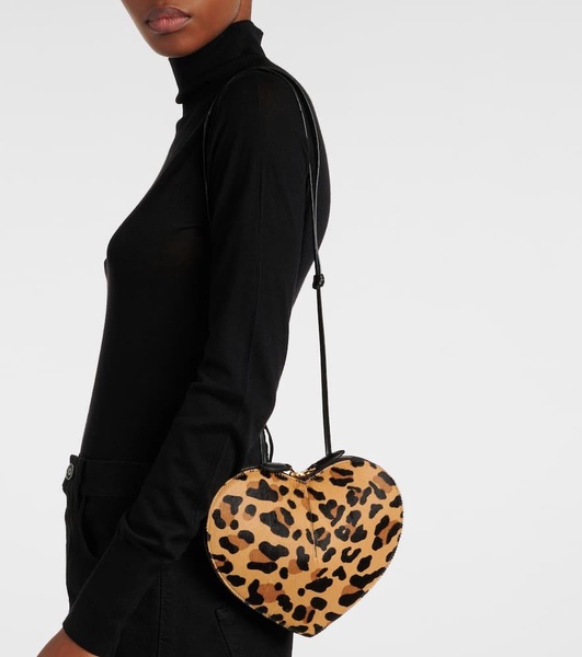 Le Cœur calf hair shoulder bag