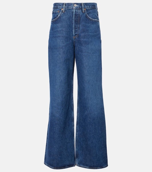  Dame Jean No Cuff high-rise wide-leg jeans