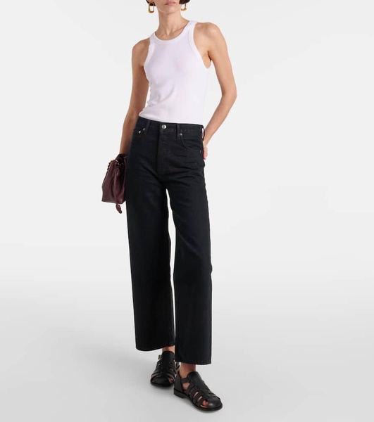 Ren high-rise cropped straight jeans