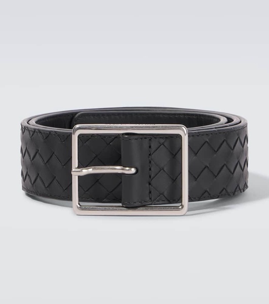 Piccolo Intrecciato leather belt