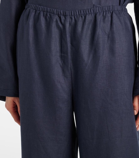 Austin linen wide-leg pants