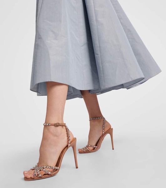 Tequila embellished leather sandals