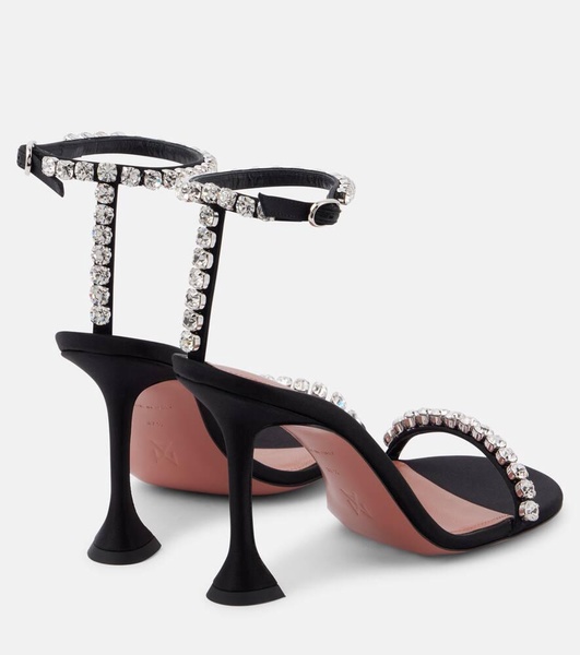 Gigi 95 embellished satin sandals