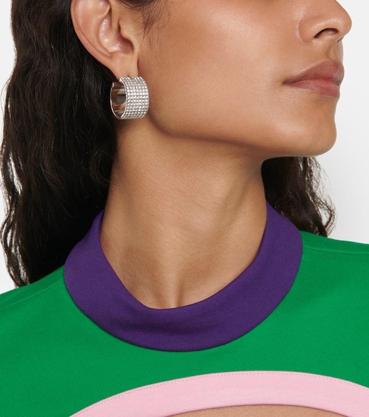Rih Small embellished hoop earrings