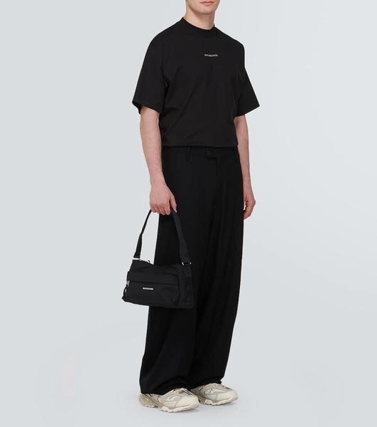 Reflective logo cotton t-shirt