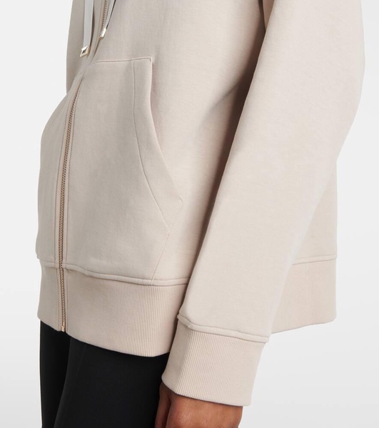 Jour cotton-blend jersey hoodie
