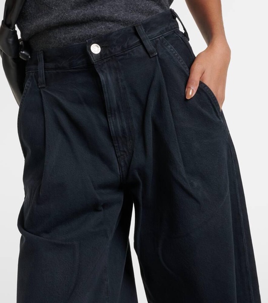 Ellis low-rise wide-leg jeans