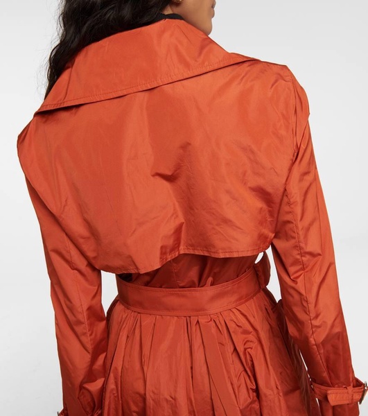 Tubinga silk taffeta trench coat