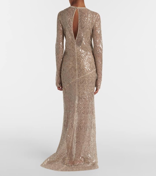 Sequined gown