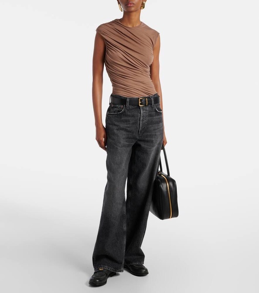 Ester ruched tank top