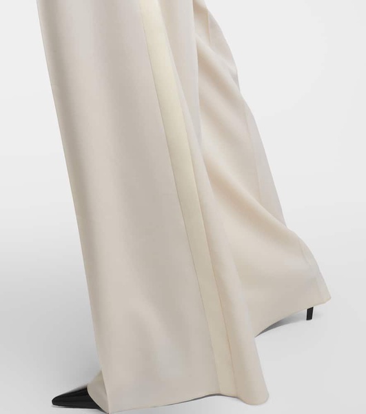 Karub high-rise wide-leg wool pants