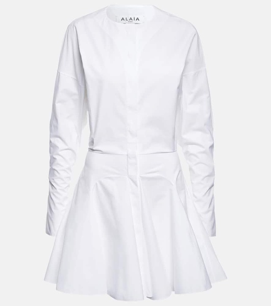 Cotton poplin minidress