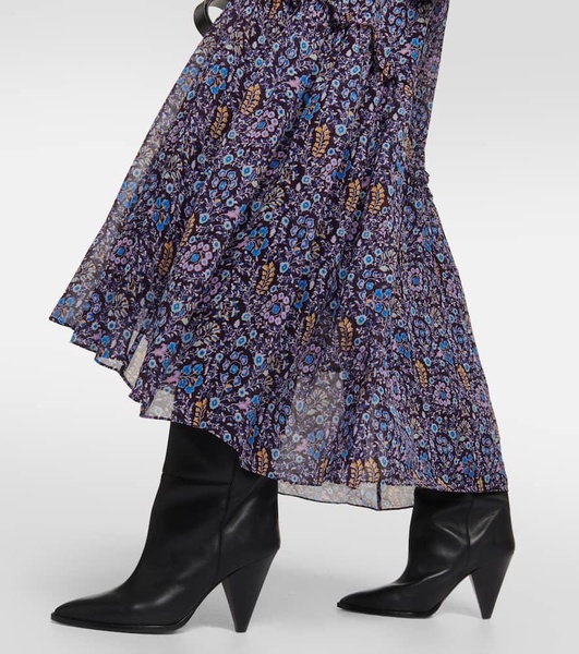 Naema paisley georgette maxi dress