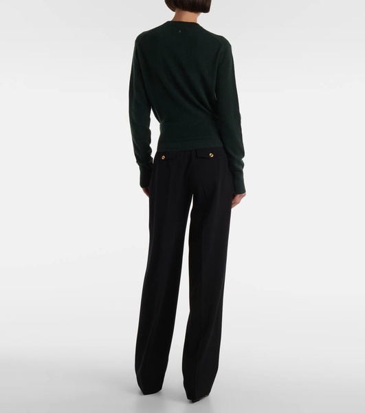 Nalini tie-detail cashmere sweater
