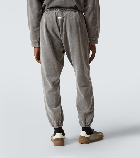 Faded cotton sweatpants