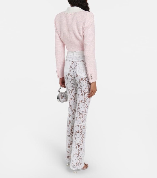 Cropped tweed jacket
