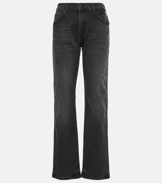 Lanzarote mid-rise straight jeans