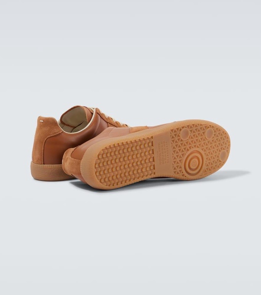 Replica leather sneakers