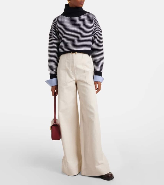 Bessica wool and cashmere turtleneck sweater