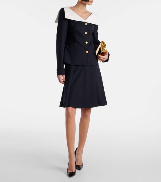 Wool-blend jacket