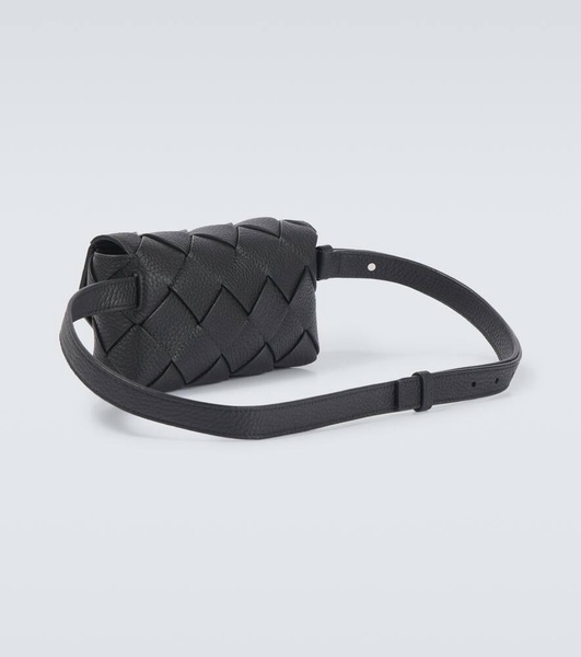 Diago Intreccio leather belt bag