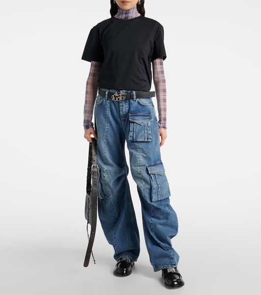 Cotton-blend T-shirt