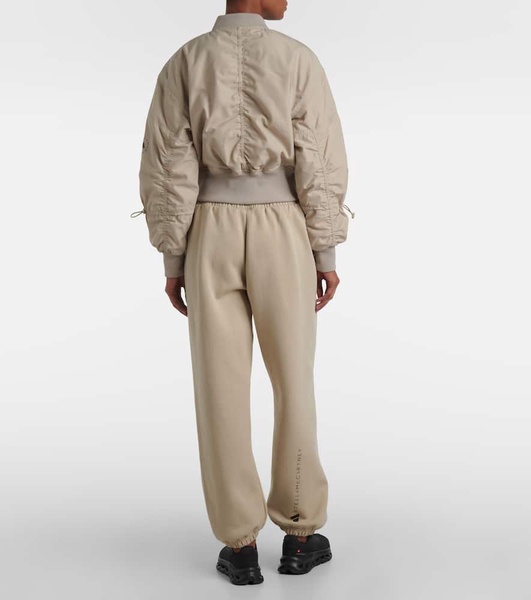 Truenature cropped bomber jacket