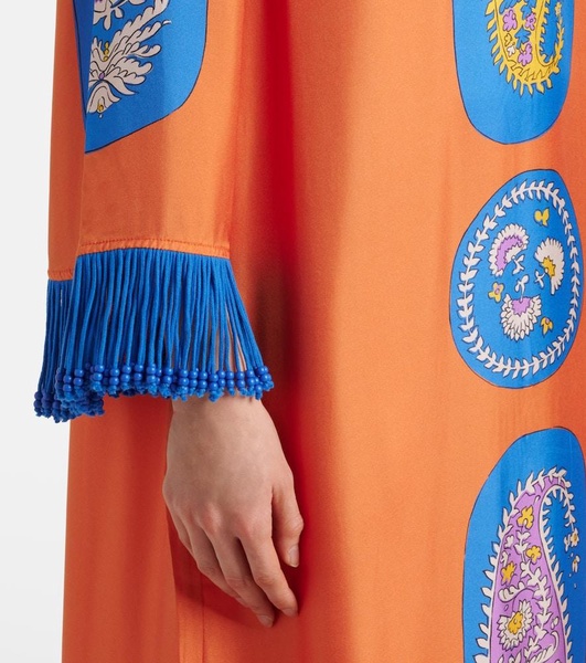 Luis silk midi dress