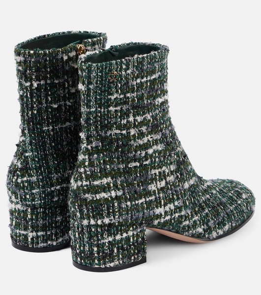 Joelle 45 bouclé tweed ankle boots