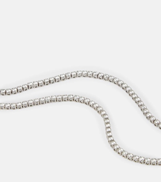 Crystal-embellished waist chain