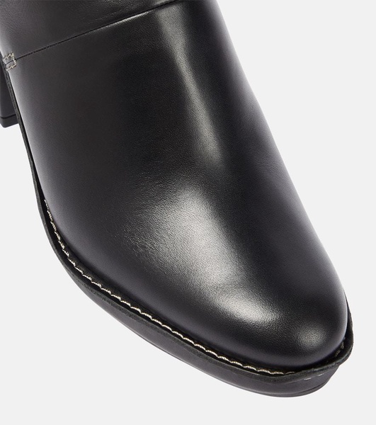 Clos leather slingback pumps