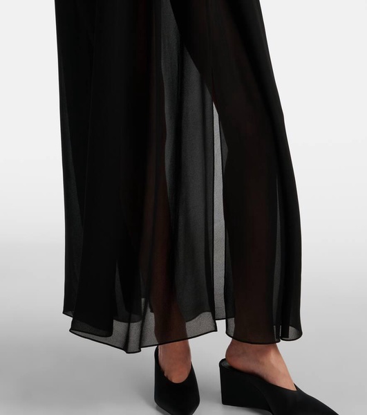 Peplum midi dress