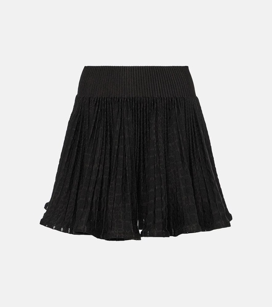 High-rise miniskirt