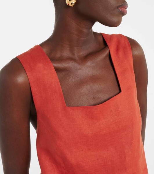 Cozumel linen top