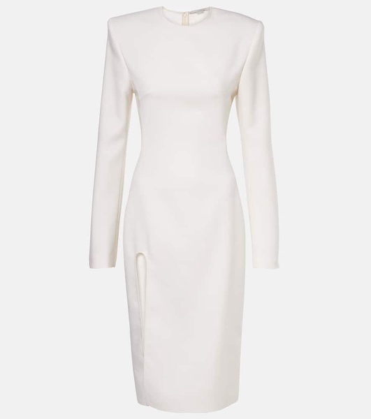 Wool midi dress