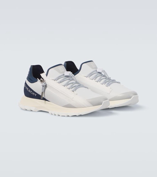 Spectre suede-trimmed sneakers