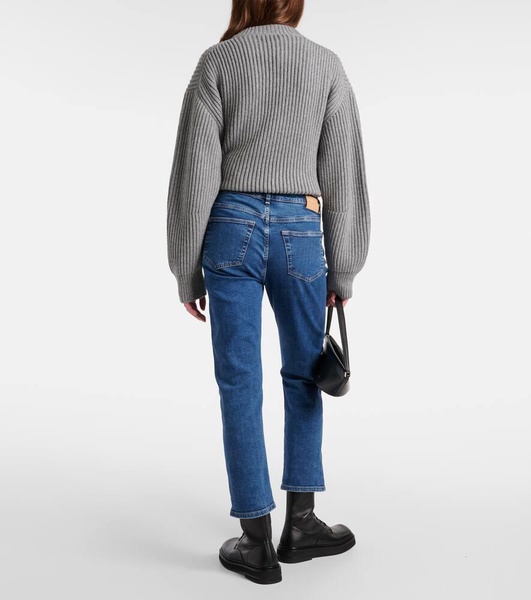American mid-rise straight jeans