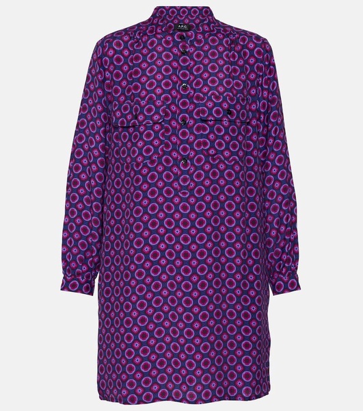 Mathilde printed shirt dress