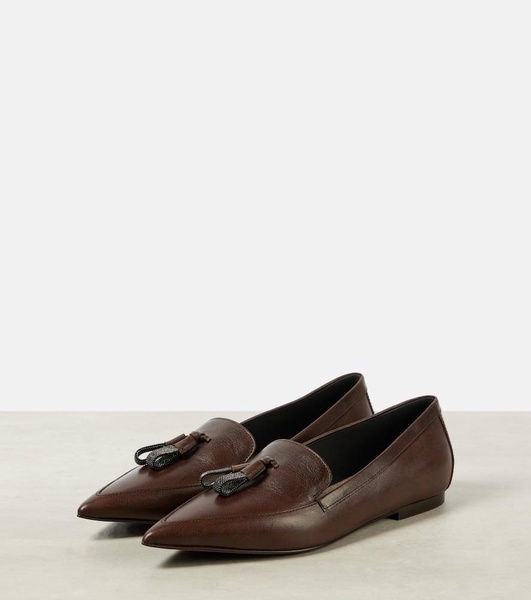 Monili leather loafers