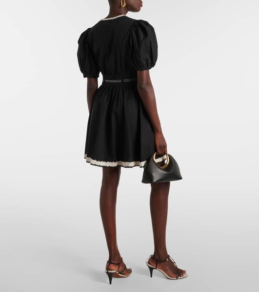 Wilda cotton poplin minidress