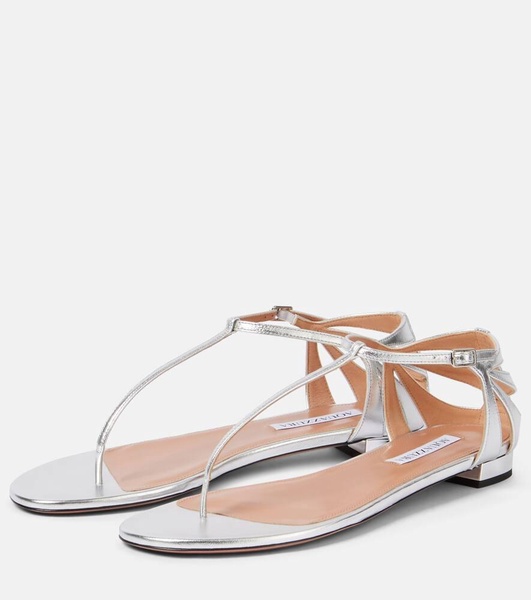 Frida metallic leather sandals