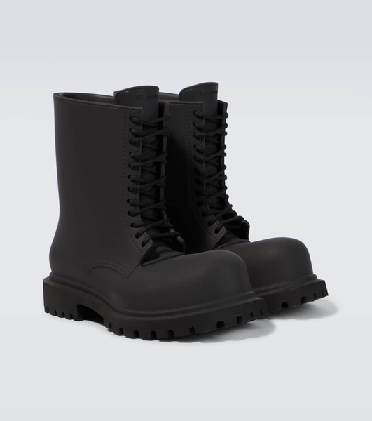 Balenciaga Men Bottle Green Eva Steroid Boots