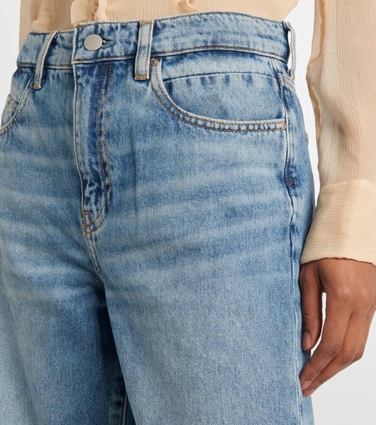 Florence cropped mid-rise straight jeans