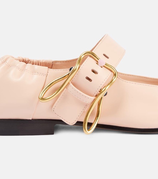 Astaire leather Mary Jane flats