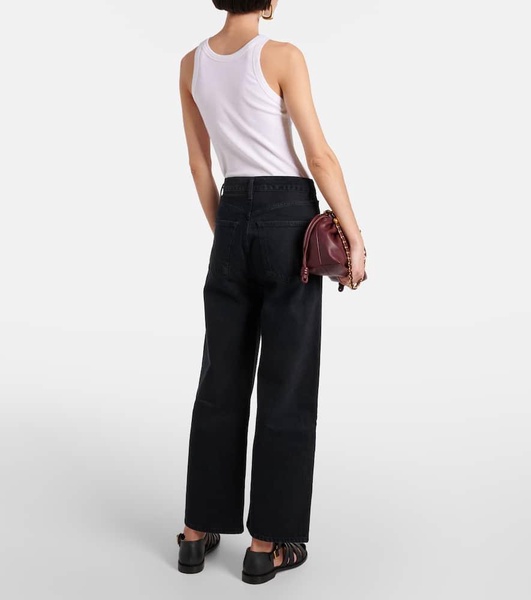 Ren high-rise cropped straight jeans