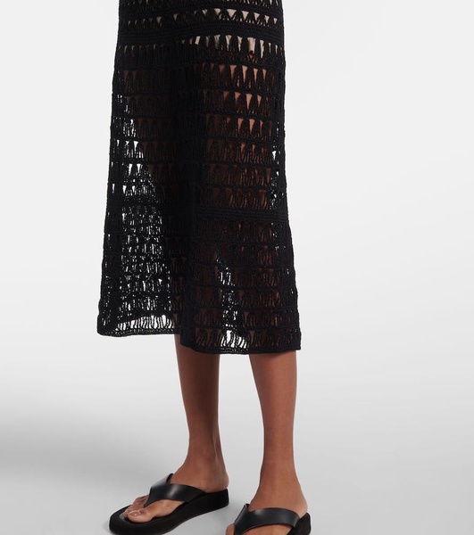 Marissa cotton crochet maxi dress