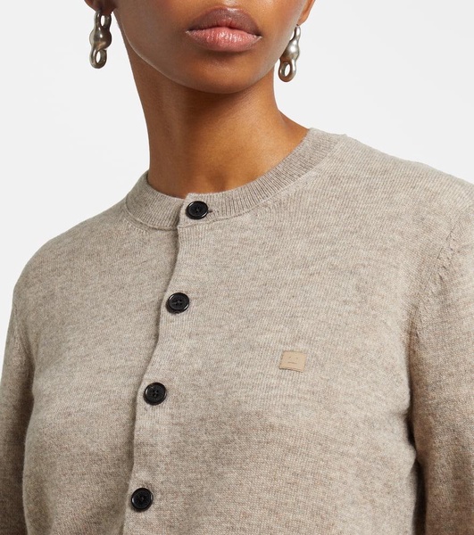 Keny Face wool cardigan