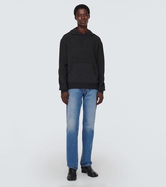 Wool and cashmere hoodie