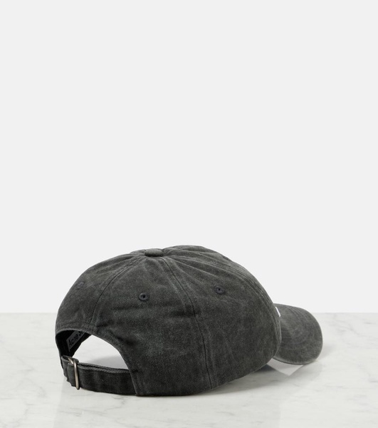 Logo embroidered cotton baseball cap